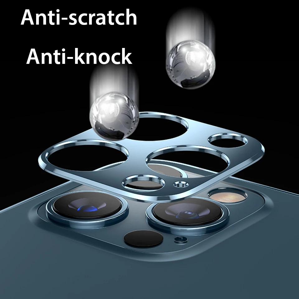 Titanium Alloy Camera Metal Ring Case For iPhone 13 Pro Max Back Camera Screen Protector For iPhone 11 12 Pro Max Mini Lens Film