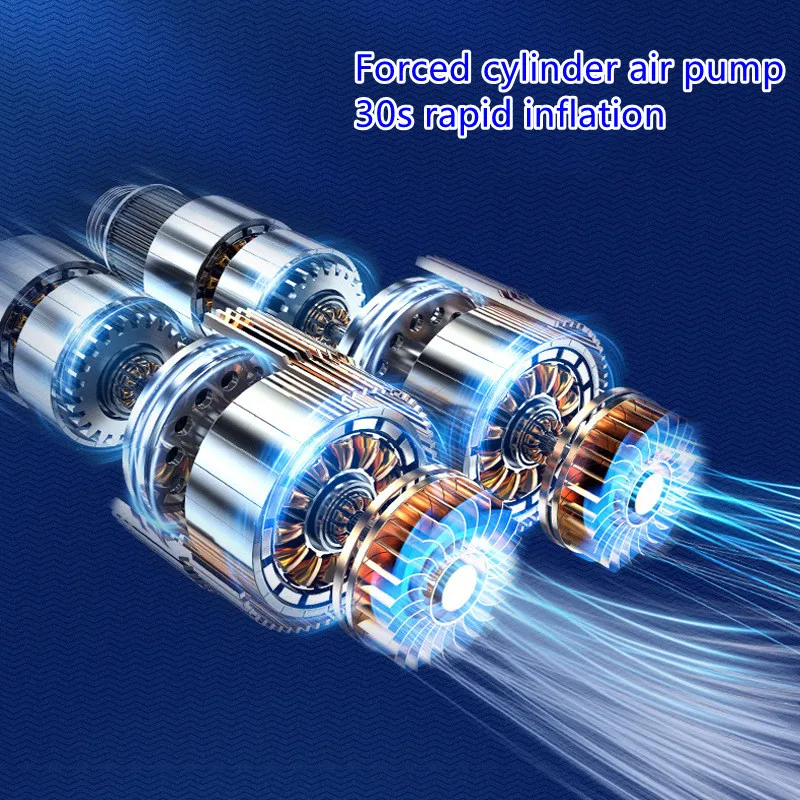 Портативный воздушный компрессор насос для шин-автомобильный шин с цифровым