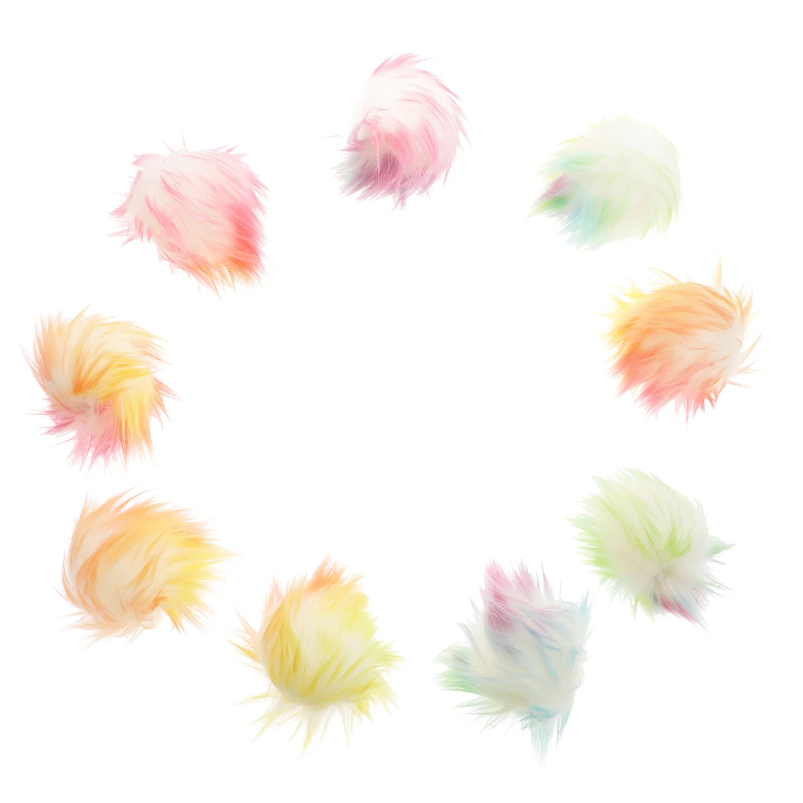 

24 шт., Искусственные шарики из лисьего меха