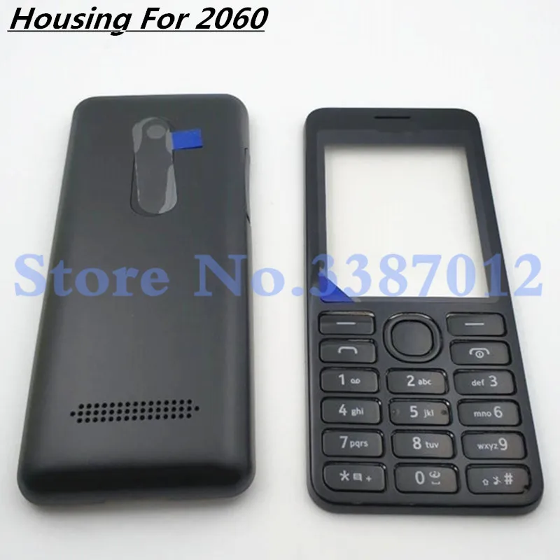 Оригинальный корпус для Nokia Asha 206 2060 + задняя крышка аккумулятора клавиатура