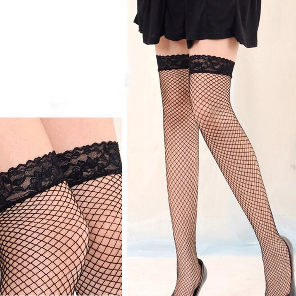 Открытые Сексуальные женские колготки черные ажурные чулки Клубные вечерние