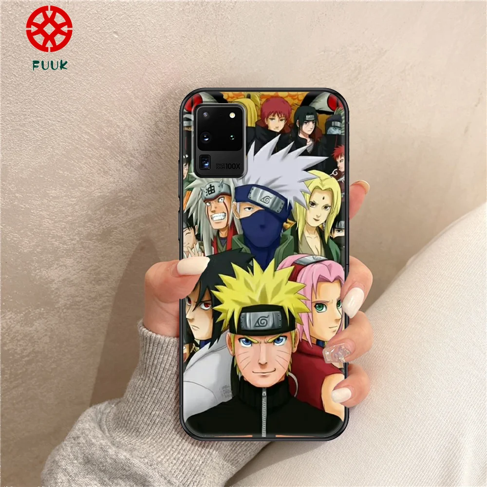 

Anime N-Narutos Phone case For Samsung Galaxy Note 4 8 9 10 20 S8 S9 S10 S10E S20 Plus UITRA Ultra black art prime trend cover