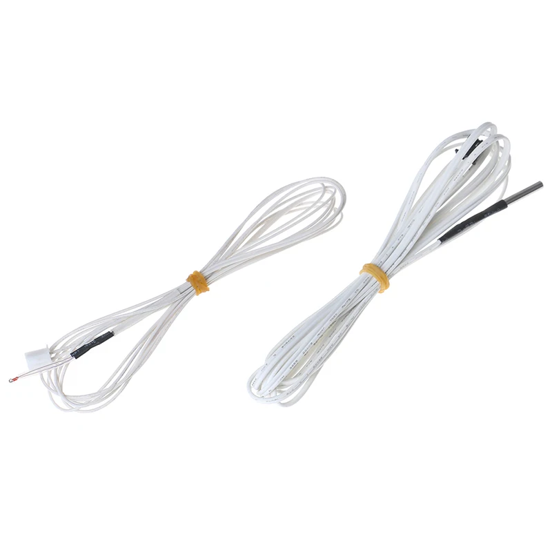 

1Pc White 100K 1% NTC 3950 Thermistors Sensors with 1/2M Cable 3D Printers Parts