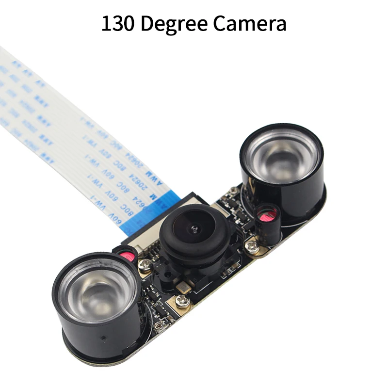 Kit 3 Raspberry Pi 4 камера ночного видения 60 130 градусов Raspberry Pi 3 Фокус камера+ акриловый держатель для Raspberry Pi 4 3 Модель B 3B Plus - Цвет: Kit 3