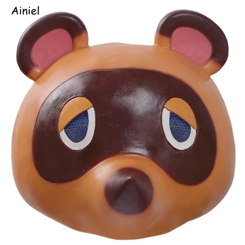 Ainiel фотомаска для косплея с животными пересечение животных Tom Nook полноголовая