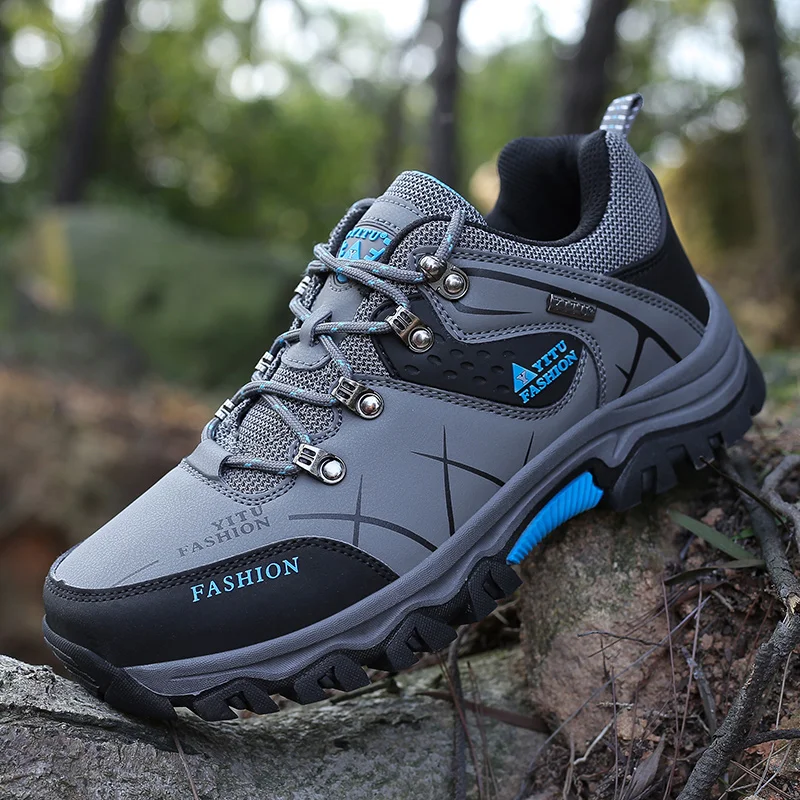 

Men Hiking Shoes Autumn Winter High Quality Brand Outdoor Mens Sport Trekking Mountain Boots Waterproof Climbing Athletic Shoes