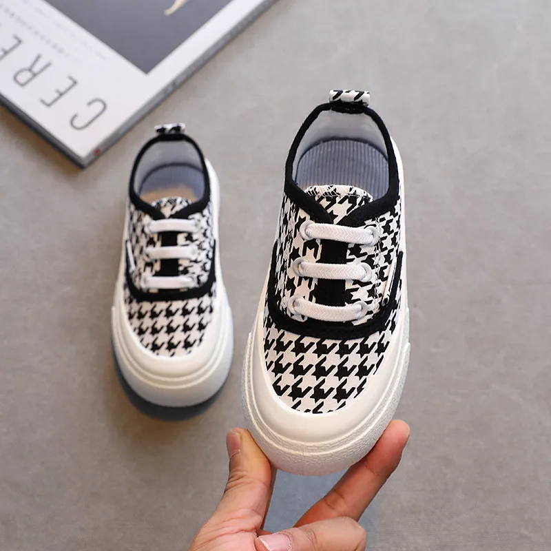 Zapatos de lona informales para ni&ntilde;os y ni&ntilde;as, zapatillas de tela de una sola pierna con suela suave, a la moda, novedad de oto&ntilde;o, 2022-3