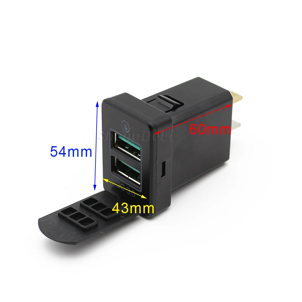 car phone usb fast charging phone charger adapter for mitsubishi outlander 3 2018 xpander 2018 eclipse cross asx free global shipping