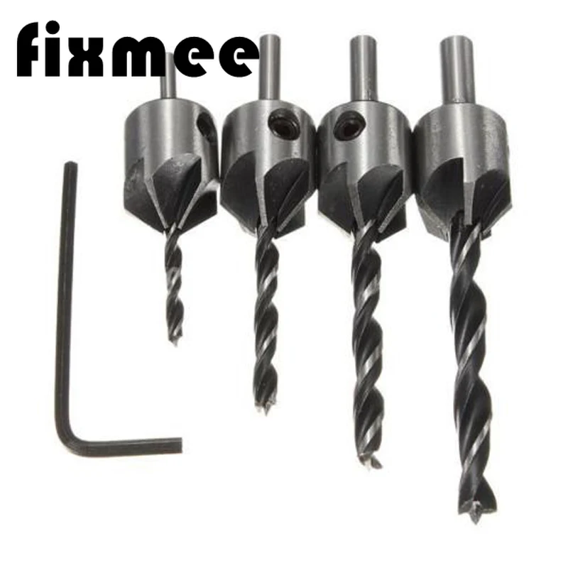 Набор счетчиков для раковины из быстрорежущей стали комплект 4 насадок древесины