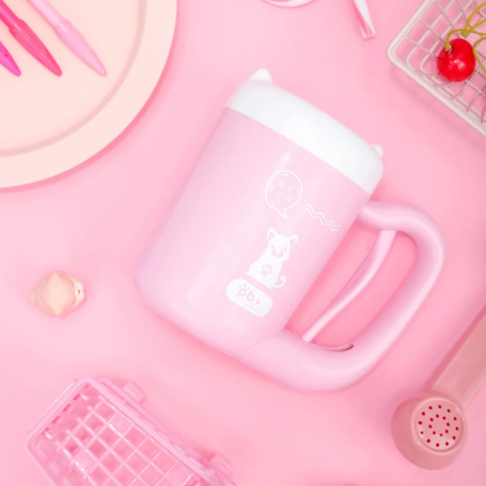 Pink A424 Портативная шайба для собак, для собак, кошек, собак, для чистки ног, инструмент для чистки, силиконовая шайба для собак, аксессуары для собак - Цвет: Pink A424