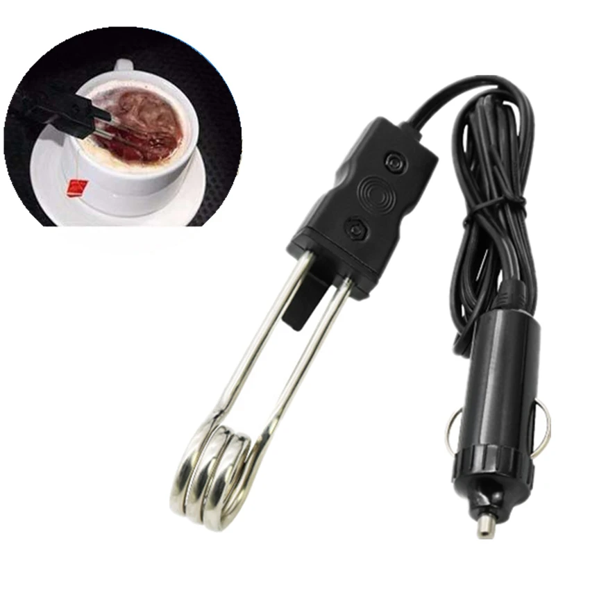 Mini Portable New 12V 120W Car Immersion Heater Tea Coffee Water Auto Electric Heater High Quality Safety