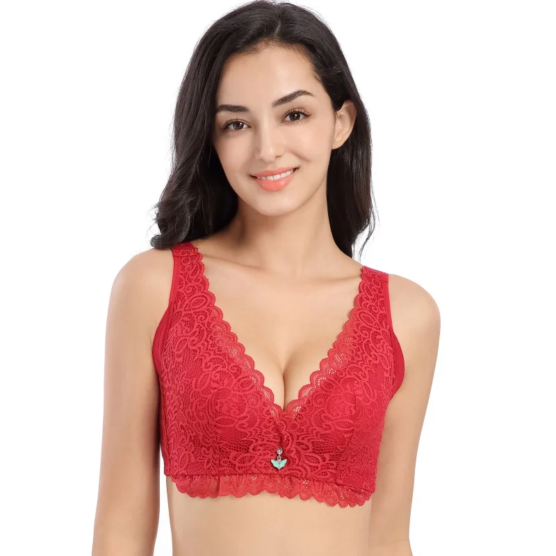 Женские кружевные бюстгальтеры прозрачный Push Up сексуальное нижнее белье