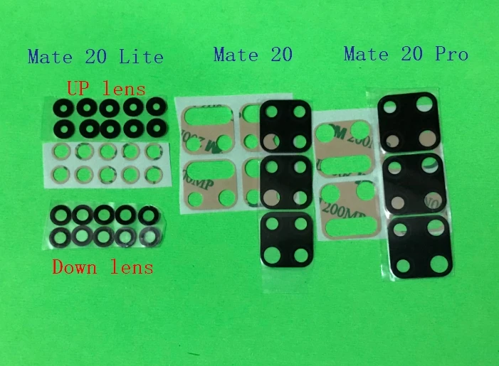 50 шт. абсолютно новый задний объектив для камеры с клейкой наклейкой Huawei P30 P20 Mate 10
