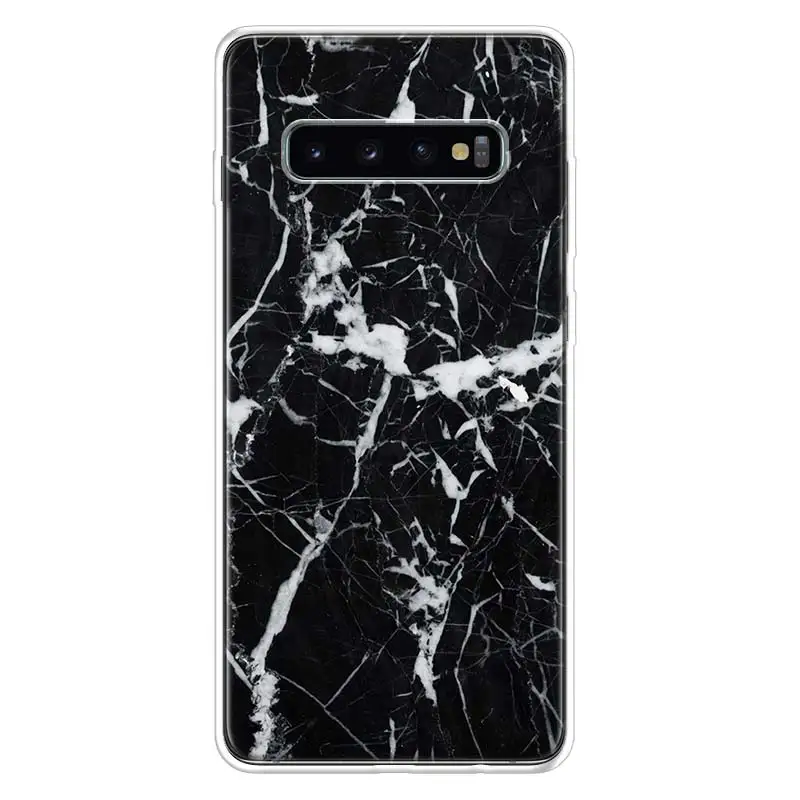 Чехол с белыми мраморными листьями для телефона Samsung Galaxy A50 A70 A10 A20E A51 A71 M30S A30 A40 A01A21