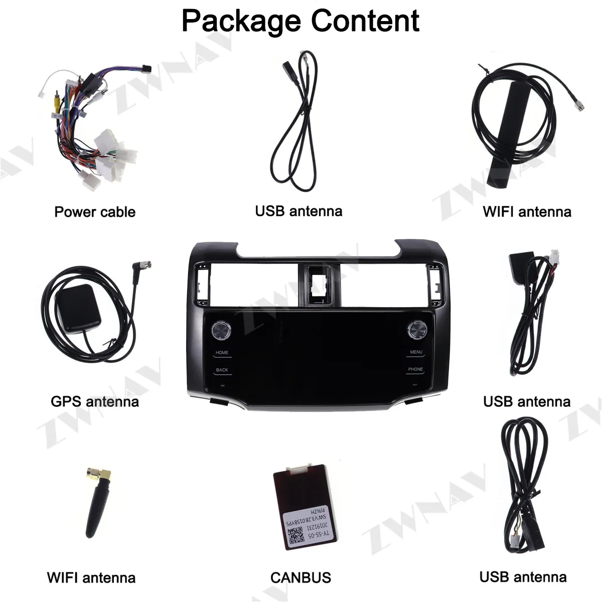 

4+64G Android 10 Screen Player For Toyota 4 Runner 2015 2016 2017 2018 2019 Car GPS Navigation Auto Audio Radio Stereo Head Unit
