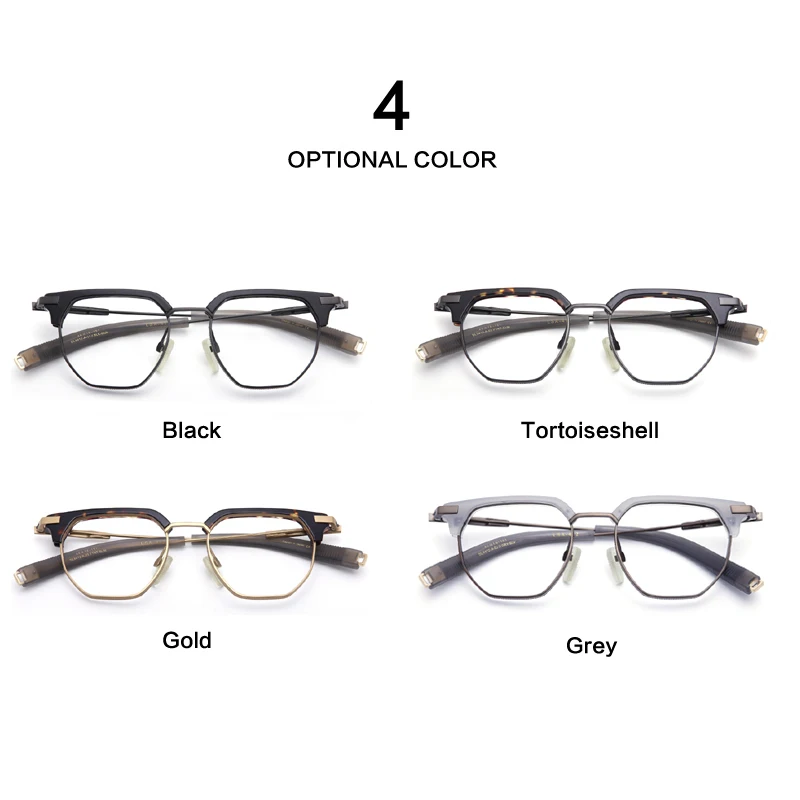 Оправа из чистого титана для мужских очков квадратные оправы по рецепту при