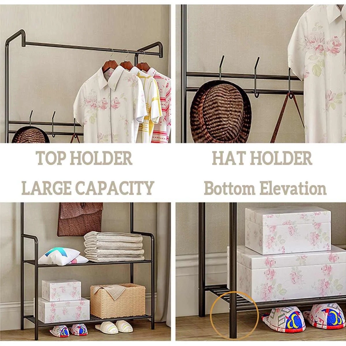 Вешалка для одежды вешалка напольная полка хранения мебель в простом стиле