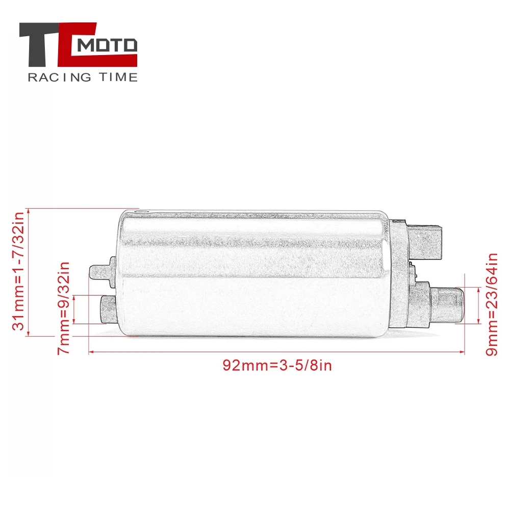 Электрический топливный насос для мотоцикла Honda CRF250RL CRF250R CRF450R CRF450RX CBR125 CBR125RW JC39