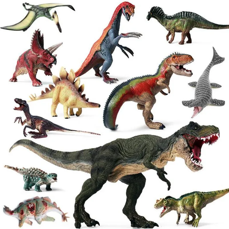 12 шт. Парк Юрского периода Тираннозавр Рекс Динозавр Модель игрушки животные