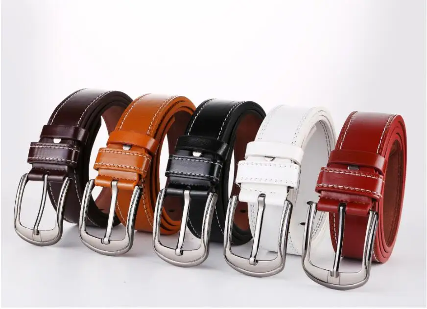 

95-115cm Men Belt Luxury Design Pin Buckle Belts fashion3.8cm For Business Casual Waist Belt MenJeans Retro Waist Strap Belt