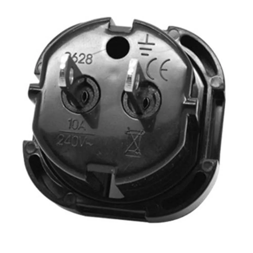 Черный белый 10А/16А 250В 2 контакта поворачивается от Великобритании к США и AU