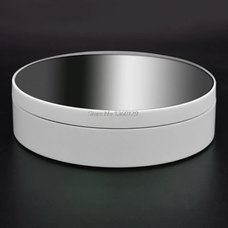 3 Speeds Electric Rotating Display Stand Mirror Turntable Jewelry Holder Battery With USB Cable Dropship | Обустройство дома
