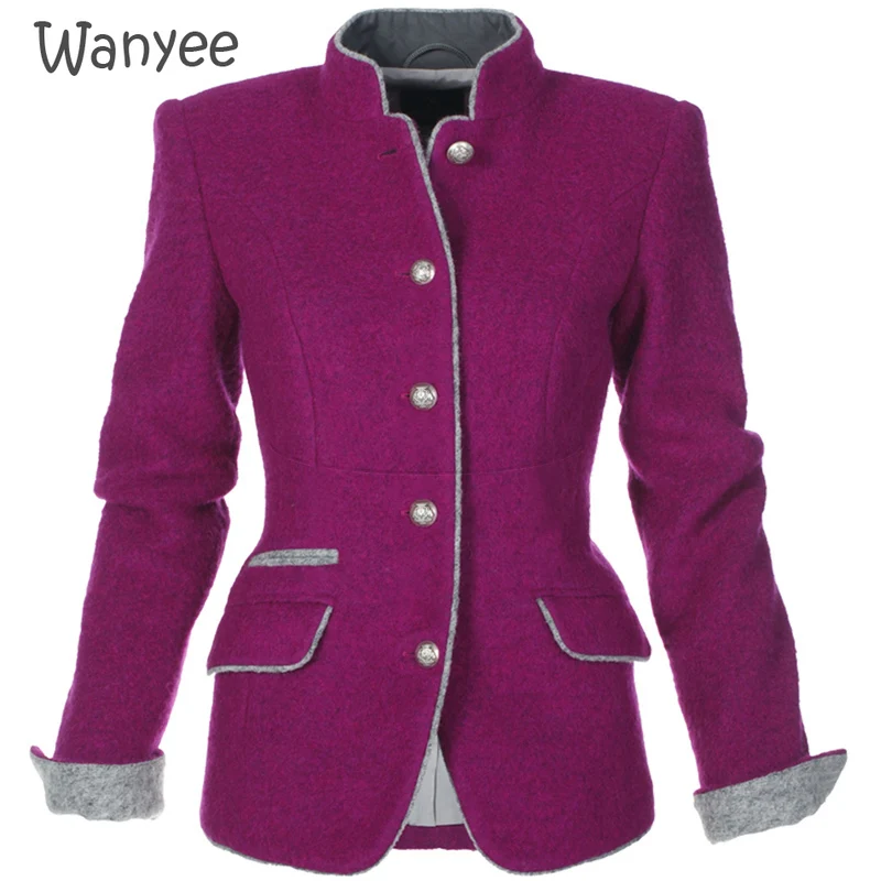 

Women Gothic Vintage Overcoat Winter Outerwear Jacket Women Slim Coat Women Casual Elegant Button Jackets For Women Winter Tops