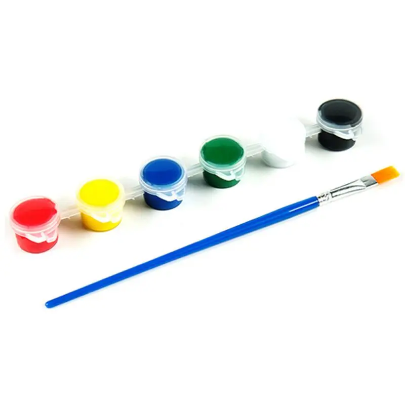 6/12 Colors Acrylic Paint DIY Handmade Painting Art Materials Wall Plaster Statue Graffiti Children's By Number | Дом и сад