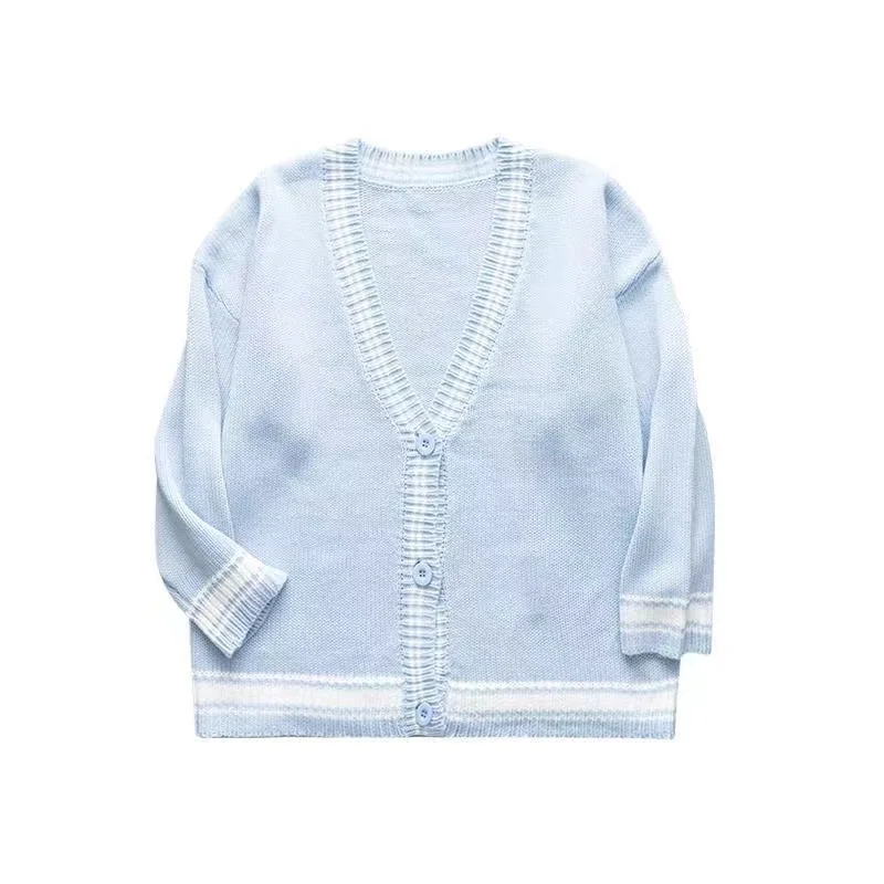 

Весна 2019, Высококачественная синяя школьная форма в японском стиле для студентов, женский свитер, школьная форма Jk с длинным рукавом, кардиг...