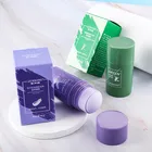 Очищающая Маска Для баклажана ZODONI с зеленым чаем, очищающая Бриллиантовая маска для контроля жирности, уход за кожей, удаление акне, маска от черных точек и грязи