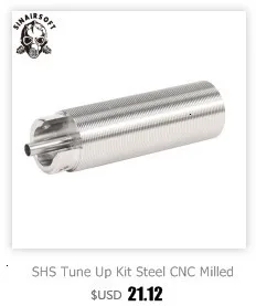 SHS CNC Алюминиевые Двойные уплотнительные кольца резиновые колодки тип головки цилиндра подходит AEG страйкбол Ver.2/3 коробка передач для пейнтбола стрельба аксессуары