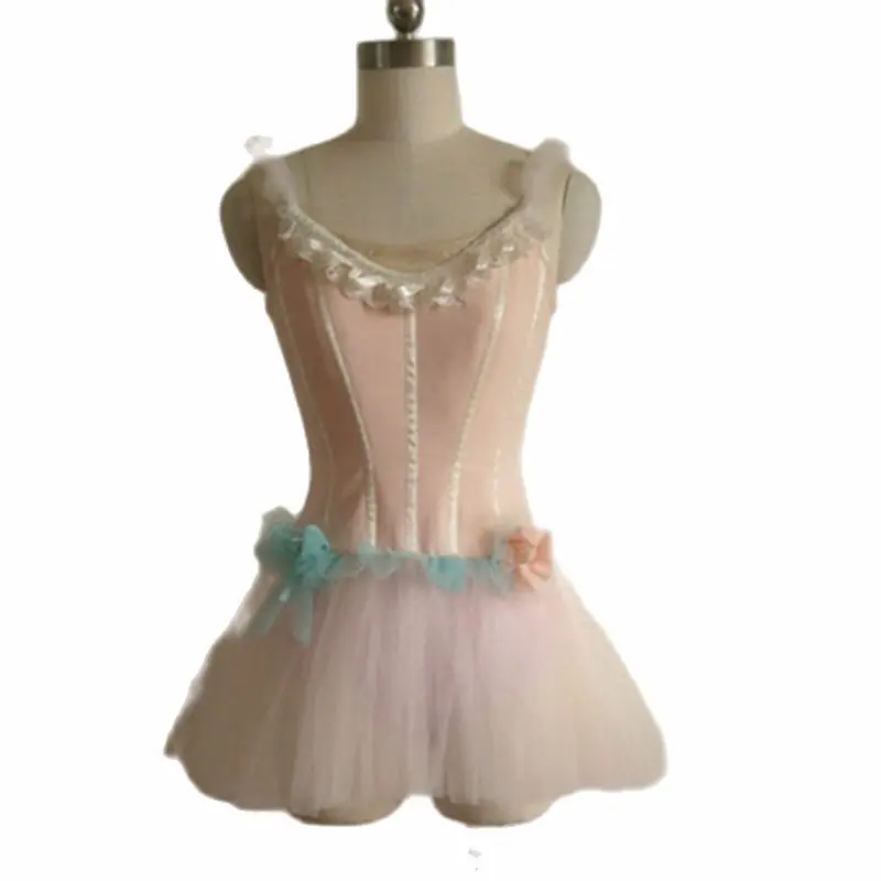 Профессиональный Балетный костюм-пачка Dew Drop персиковый крем вариация Купидона
