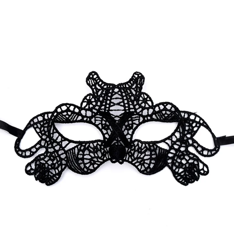 Ladies Sexy Lace Eye Mask Carnival Halloween Prom Bar Half-face Party Masked Ball Black Adult Holiday Supplies | Дом и сад