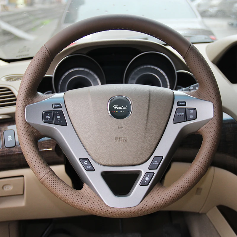 Оплетка на руль для Honda Acura MDX 2009 2012 Высококачественная натуральная кожа NAPPA|Чехлы