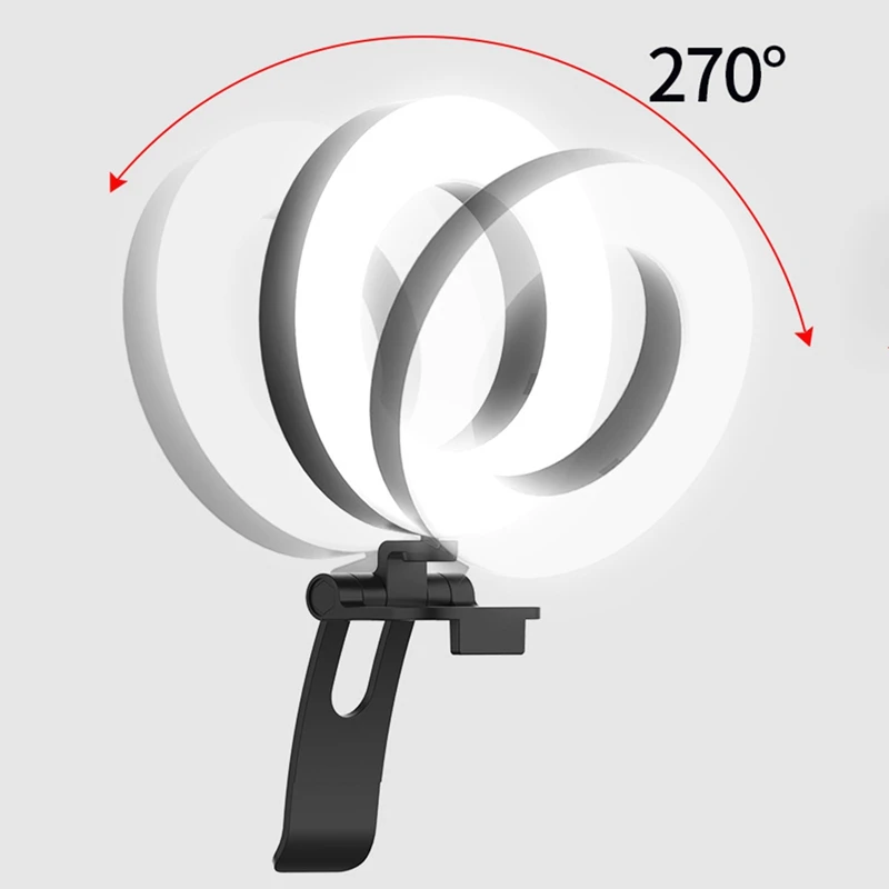 fill light mini portable color temperature adjustment 200mah battery mobile phone computer camera live beauty fill light free global shipping