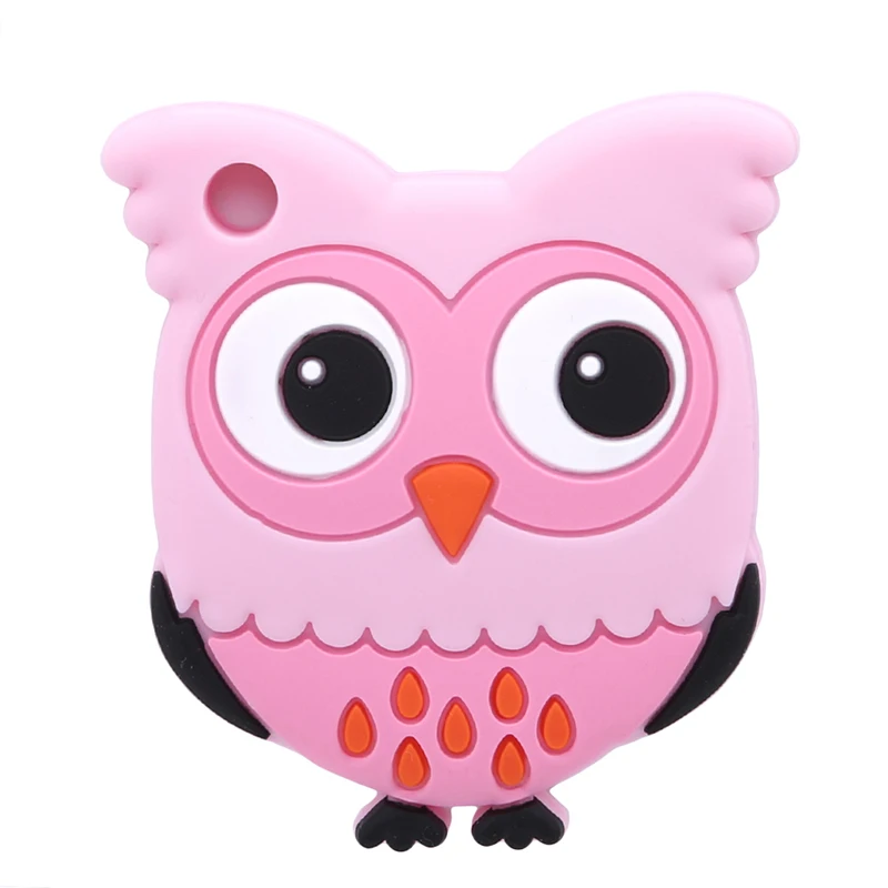 1 шт. прорезыватель в форме совы ожерелье подвеска цепочка для соски Детские