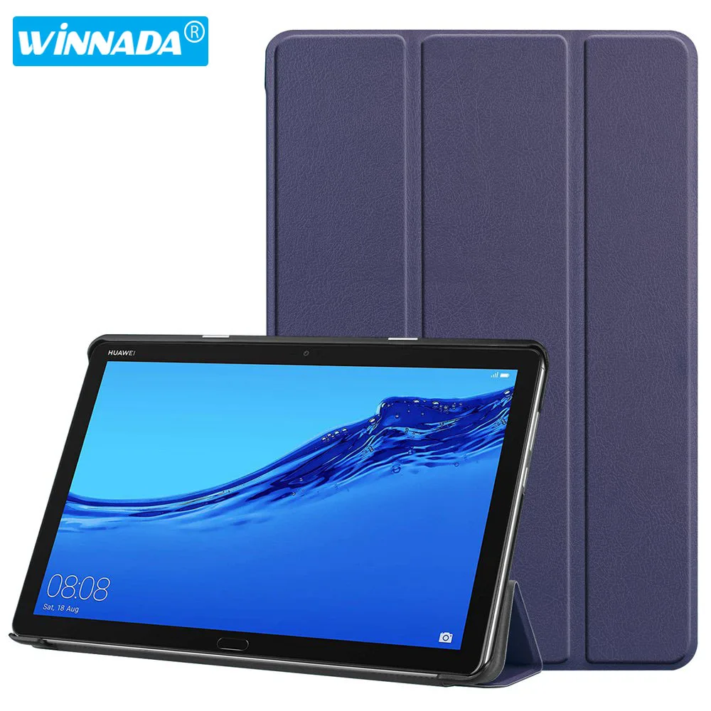 Для huawei mediapad m5 lite кожаный чехол для планшета с полным корпусом|Чехлы планшетов и