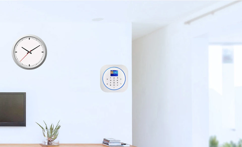 Wofea Беспроводной Wi-Fi и GSM сигнализация система RFID тег домашняя охранная сигнализация комплект tuyasmart приложение Встроенная сирена
