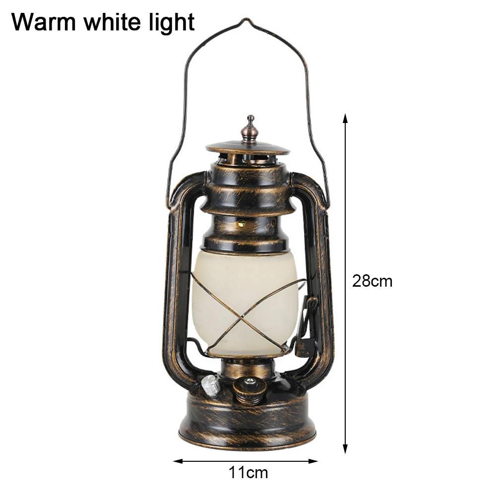 

Retro Classic Kerosene Table Lamp Dimmable Rechargeable Industrial Cafe Restaurant Pub Kerosene Desktop Night Light