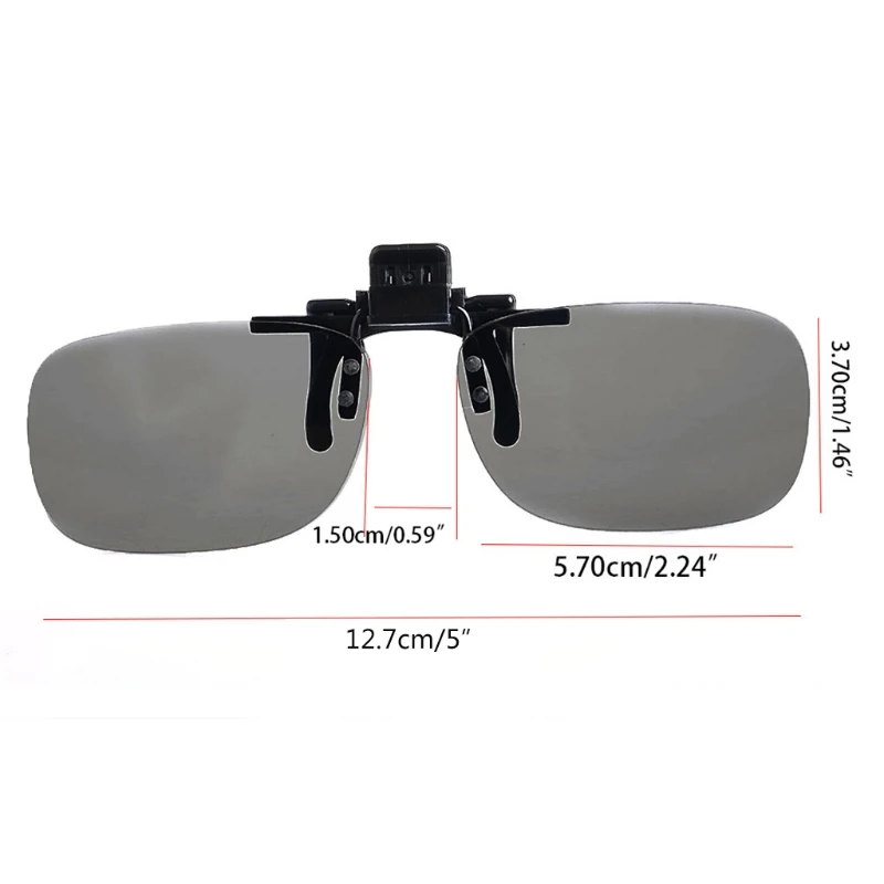 3D очки 1 пара на зажиме типа Пассивный круговой поляризационный зажимы для очков