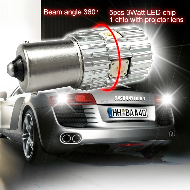 1156 1157 светодиодный BA15S P21W BAU15S PY21W S25 BAY15d 1200Lm 6000K Белый DRL автомобильные задние