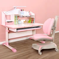 children study table and chair comfortable multifunction woody prevent myopia reading desk eu90wn