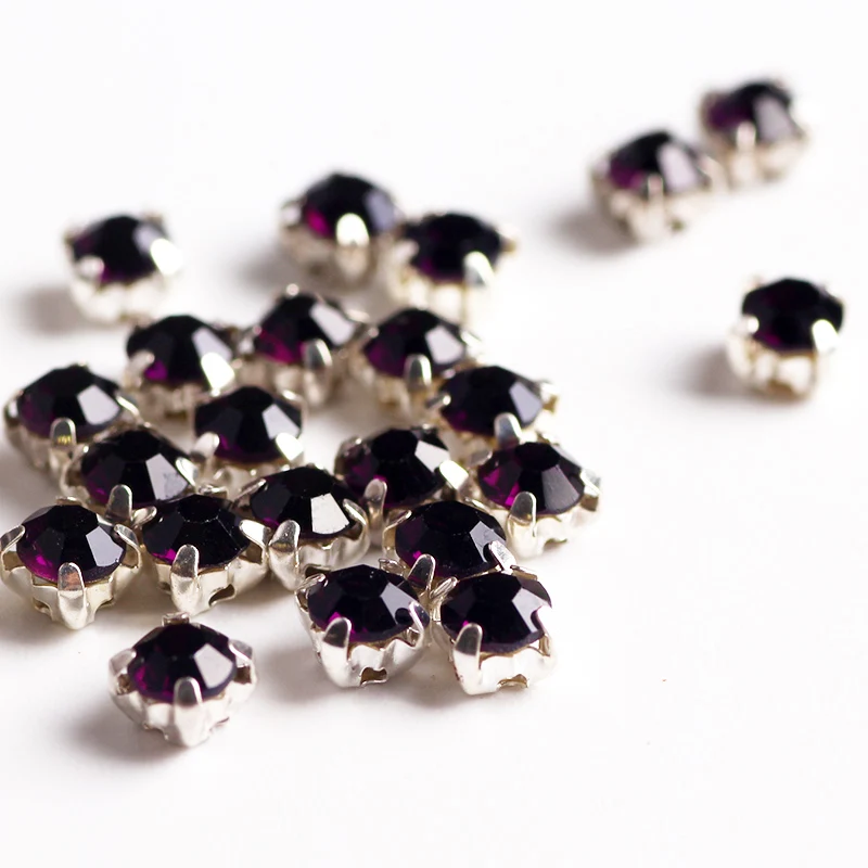 Праджня SS16 пришить стразы s Ремесла прозрачный красный камней и с украшением в