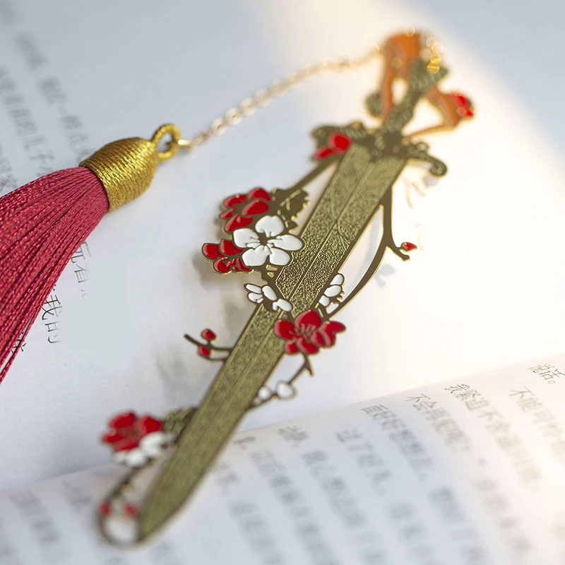 1 шт. креативная Классическая кисточка в китайском стиле металлический меч сливы