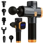 Массажный пистолет Phoenix A2 для расслабления мышц, глубокий массажер для тканей, динамическая терапия, вибратор для формирования и облегчения боли в спине и ногах