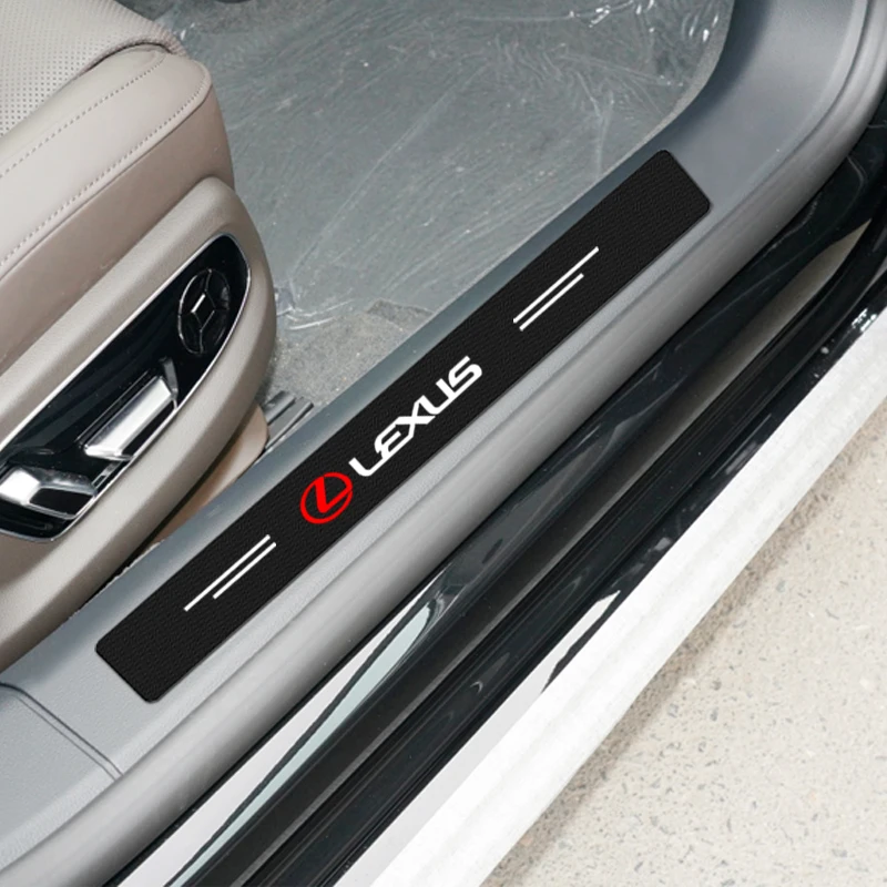 4 шт. автомобильные наклейки из углеродного волокна для Lexus ES300 RX330 GS300 IS250 IS200Es Rx Is Lx