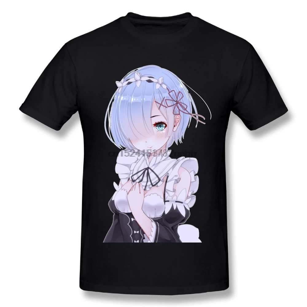 Повседневная мужская футболка Rem Re Zero новая коллекция футболки для мужчин