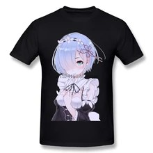 Повседневная мужская футболка Rem Re Zero новая коллекция футболки