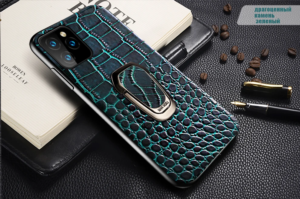 Чехол для телефона из натуральной кожи для iPhone 11 11 Pro 11 Pro Max X XS max XR 7 8 plus 6 6s 7 plus SE Магнитная подставка Роскошный чехол