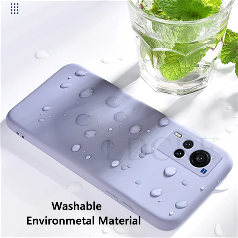 For Vivo X60 Pro Plus Case Liquid Silicone Ultra Thin Shockproof Soft Case For Vivo X60 Pro Cover For Vivo X60 Vivo X60 Pro Plus